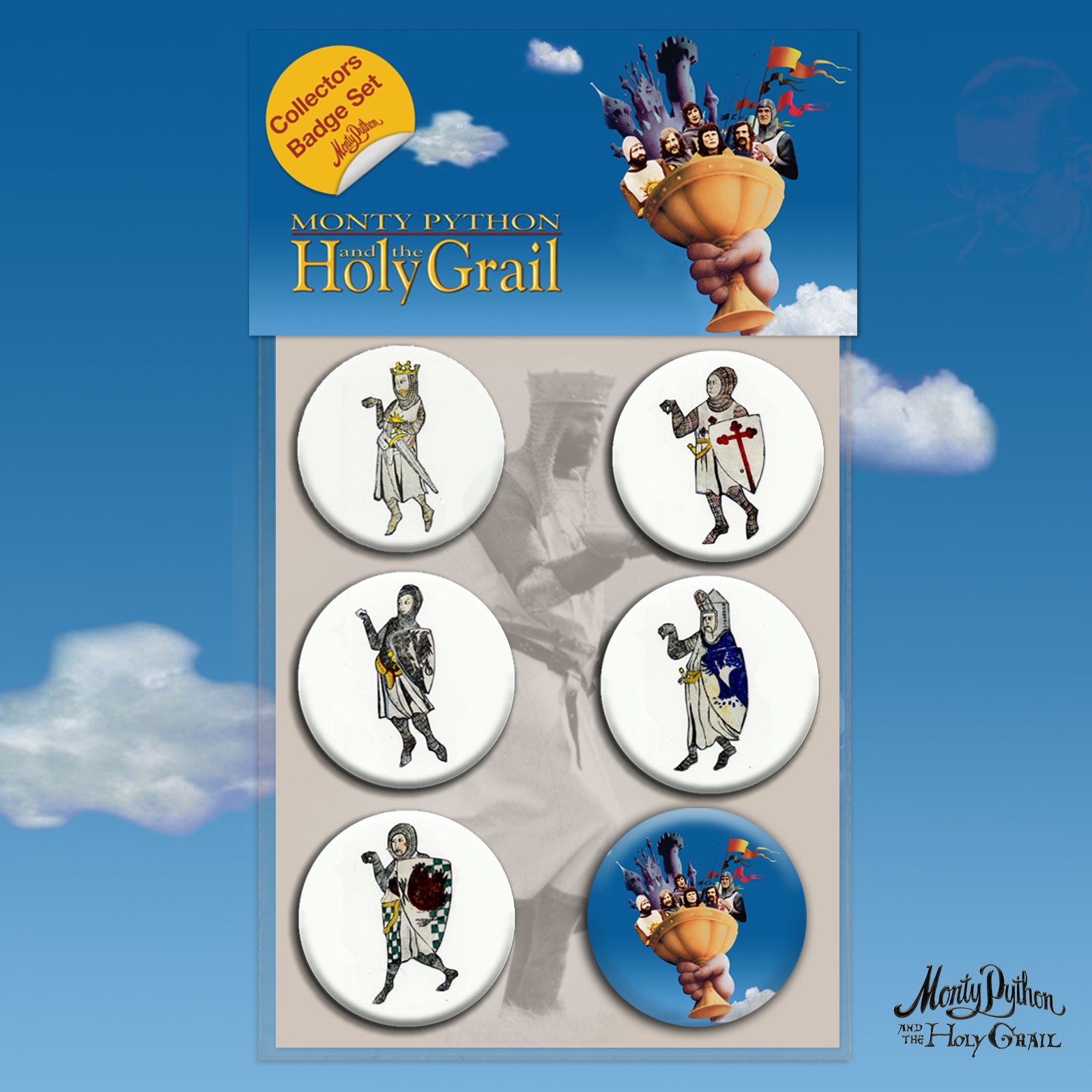 Monty Python - Holy Grail Collectors Badge Set