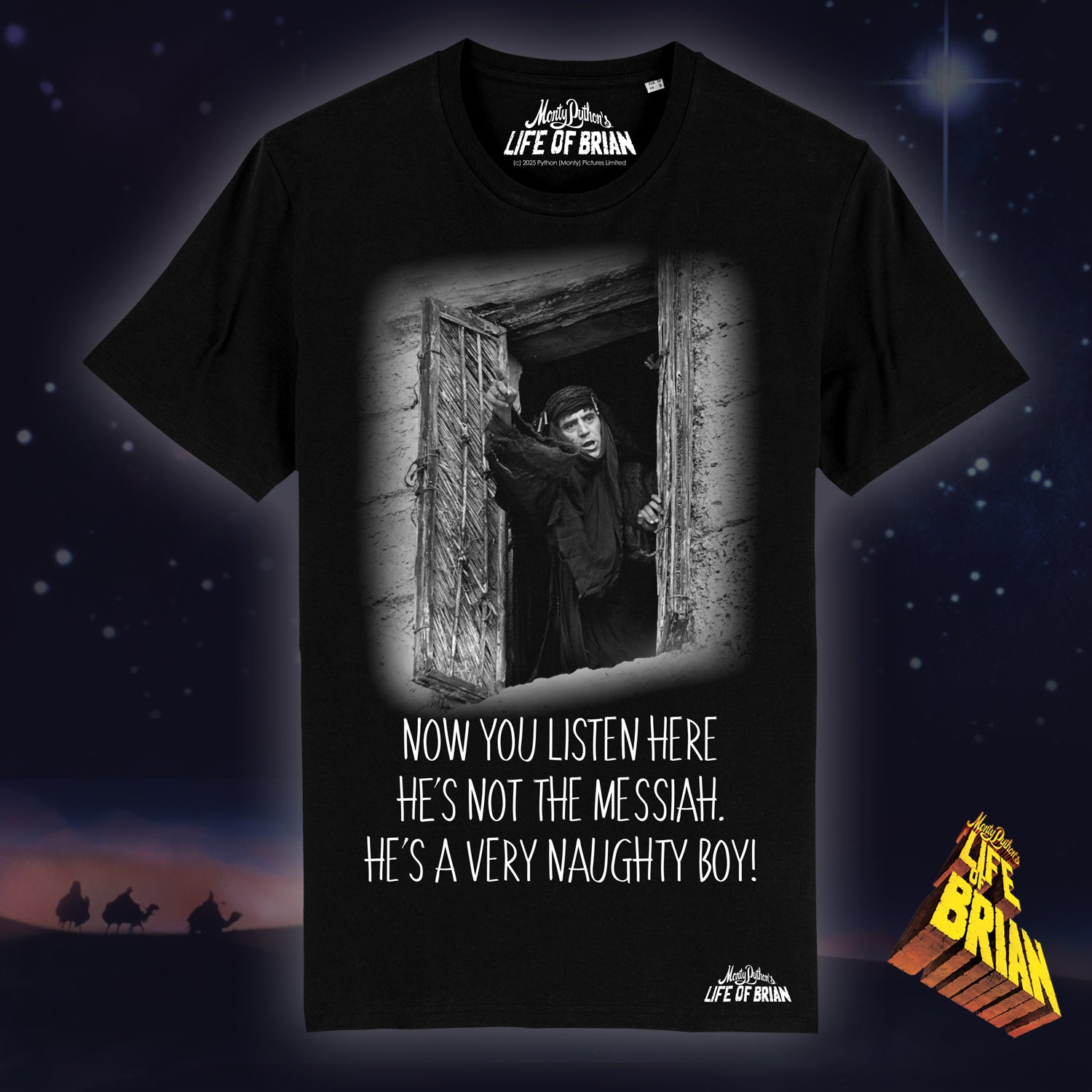 Life Of Brian 'Not The Messiah' Tee