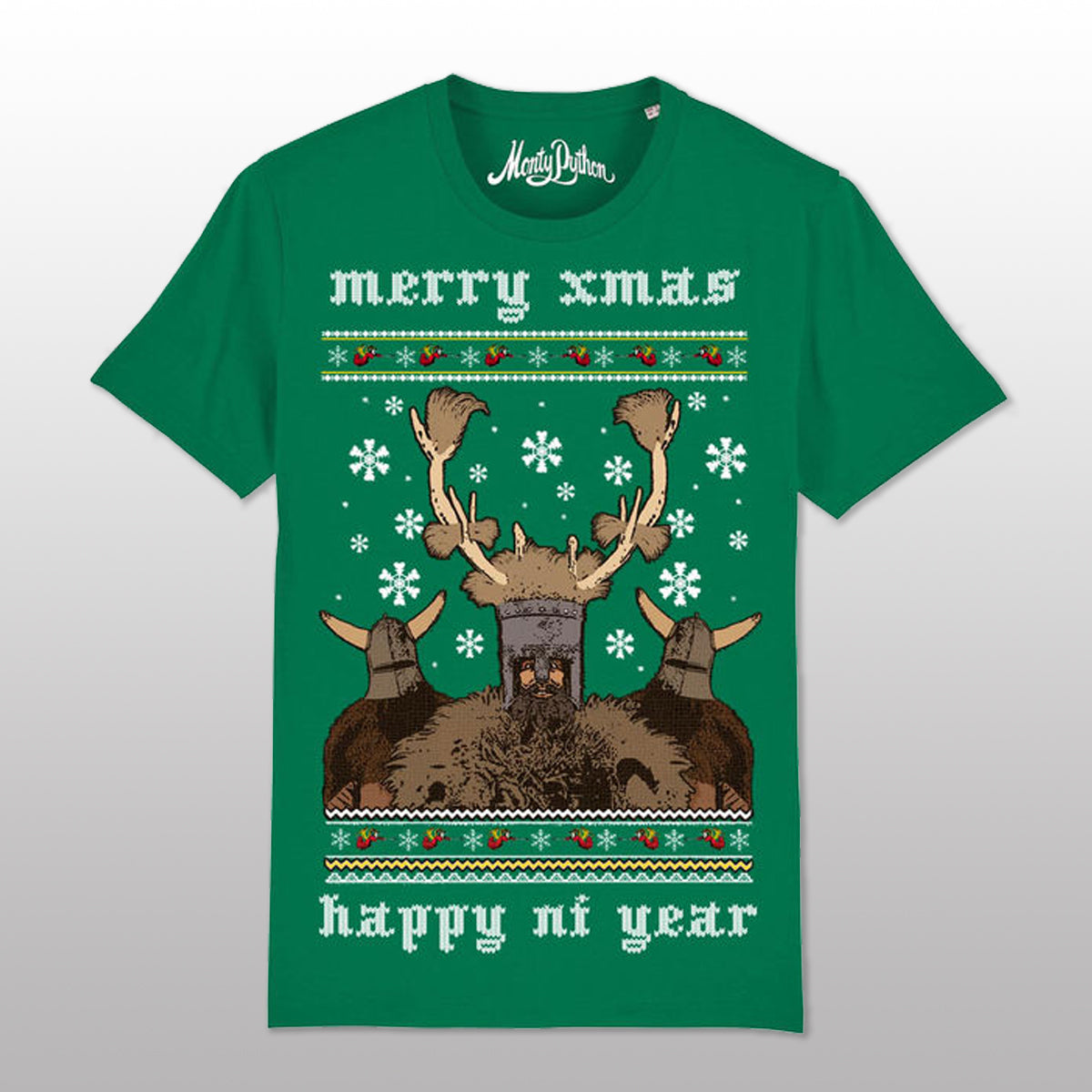 Monty Python - The Knight before Christmas Green Tee